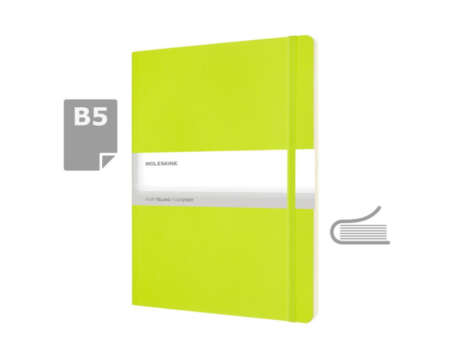 MOLESKINE Notatnik ok. B5 z logo firmy w LazyStore!