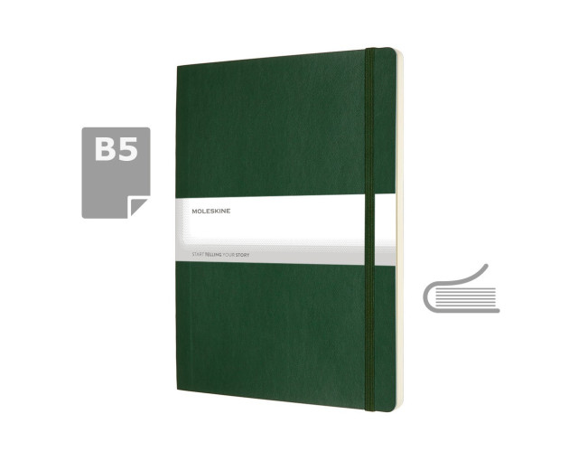 MOLESKINE Notatnik ok. B5 z logo firmy w LazyStore!