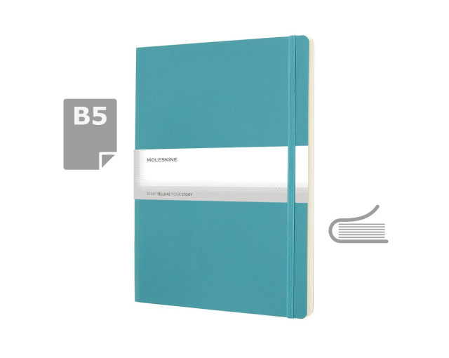 MOLESKINE Notatnik ok. B5 z logo firmy w LazyStore!