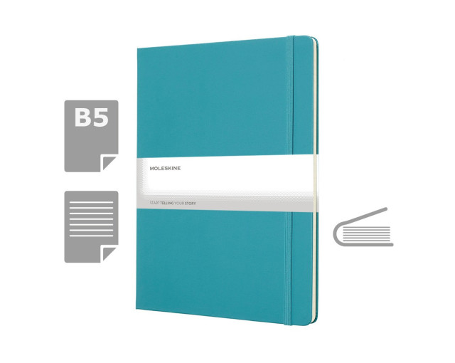 MOLESKINE Notatnik ok. B5 z logo firmy w LazyStore!