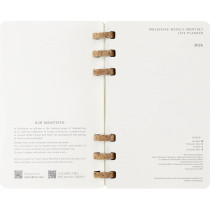 Spiralny kalendarz MOLESKINE z logo firmy w LazyStore!