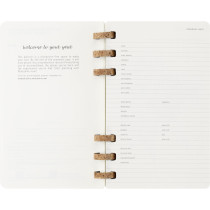 Spiralny kalendarz MOLESKINE z logo firmy w LazyStore!