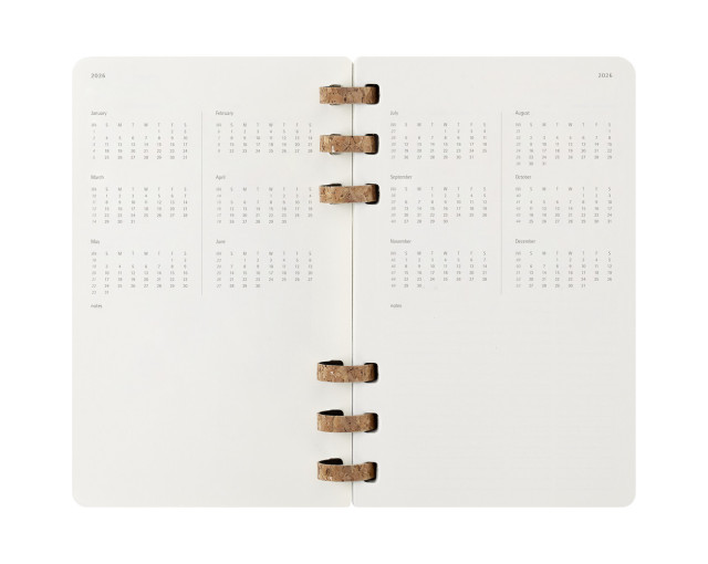 Spiralny kalendarz MOLESKINE z logo firmy w LazyStore!