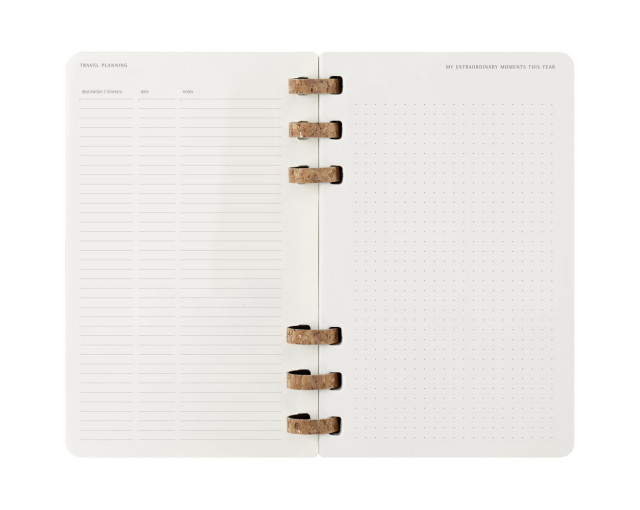 Spiralny kalendarz MOLESKINE z logo firmy w LazyStore!