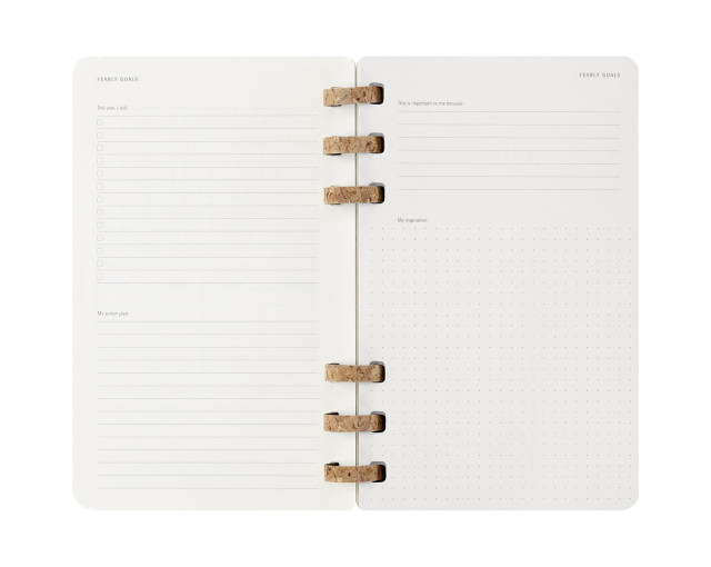 Spiralny kalendarz MOLESKINE z logo firmy w LazyStore!