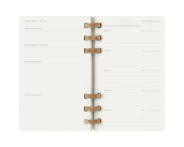 Spiralny kalendarz MOLESKINE z logo firmy w LazyStore!