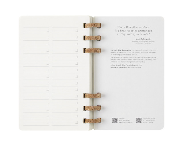 Spiralny kalendarz MOLESKINE z logo firmy w LazyStore!