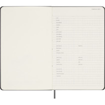 Spiralny kalendarz MOLESKINE UNDATED z logo firmy w LazyStore!