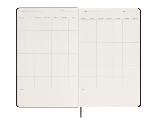 Spiralny kalendarz MOLESKINE UNDATED z logo firmy w LazyStore!
