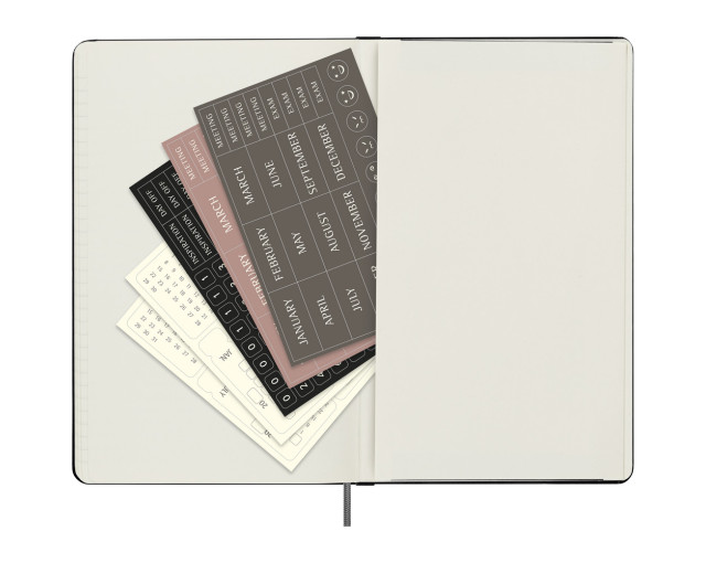 Spiralny kalendarz MOLESKINE UNDATED z logo firmy w LazyStore!