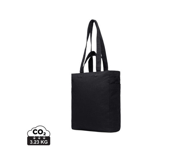 Torba na zakupy z płótna z recyklingu VINGA Hilo AWARE™ z logo firmy w LazyStore!