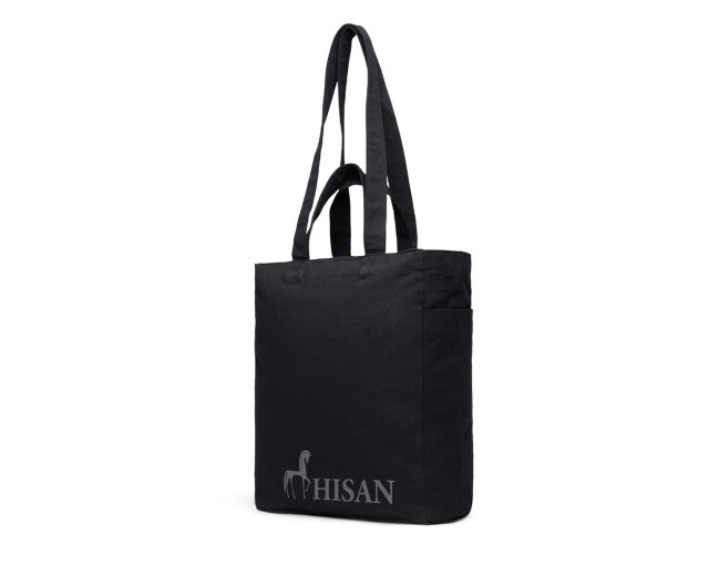 Torba na zakupy z płótna z recyklingu VINGA Hilo AWARE™ z logo firmy w LazyStore!