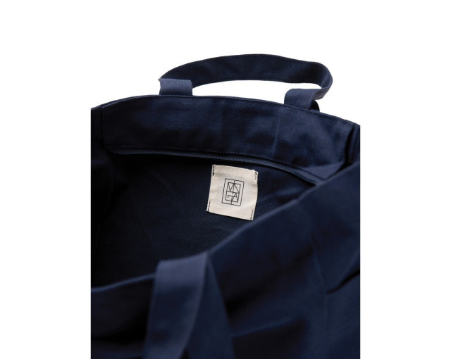 Torba na zakupy z płótna z recyklingu VINGA Hilo AWARE™ z logo firmy w LazyStore!