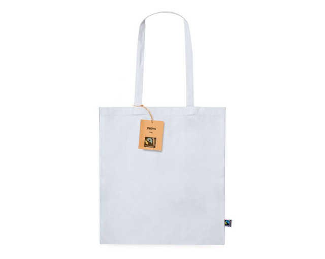 Torba bawełniana na zakupy z logo firmy w LazyStore!