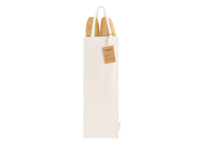 Torba z bawełny z recyklingu na zakupy z logo firmy w LazyStore!