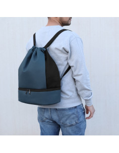 Worek z szerokimi paskami z logo firmy w LazyStore! 2