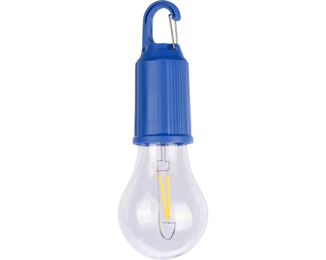 Wisząca lampka "żarówka", karabińczyk z logo firmy w LazyStore!
