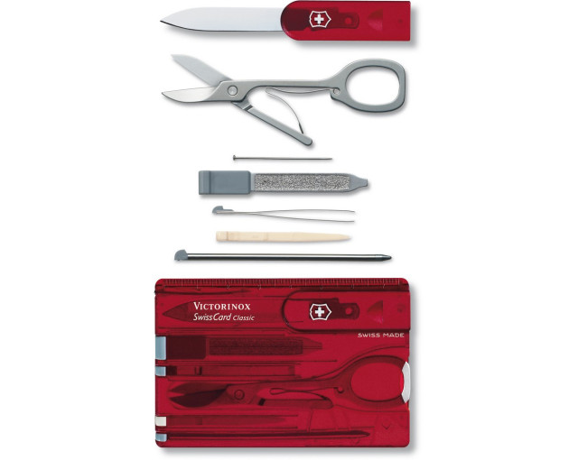 Narzędzie wielofunkcyjne Victorinox SwissCard Classic z logo firmy w LazyStore!