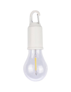 Wisząca lampka "żarówka", karabińczyk z logo firmy w LazyStore!