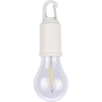 Wisząca lampka "żarówka", karabińczyk z logo firmy w LazyStore!