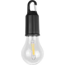 Wisząca lampka "żarówka", karabińczyk z logo firmy w LazyStore!