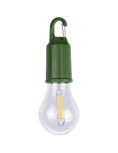 Wisząca lampka "żarówka", karabińczyk z logo firmy w LazyStore!