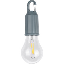 Wisząca lampka "żarówka", karabińczyk z logo firmy w LazyStore!