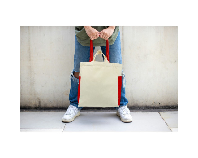 Torba bawełniana na zakupy | Matej z logo firmy w LazyStore!