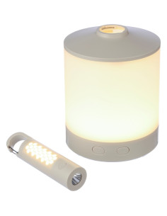 Wielofunkcyjna lampka kempingowa z funkcją RGB z logo firmy w LazyStore!