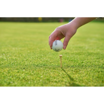 Zestaw drewnianych akcesoriów golfowych z logo firmy w LazyStore!