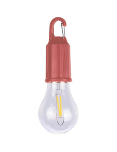 Wisząca lampka "żarówka", karabińczyk z logo firmy w LazyStore!