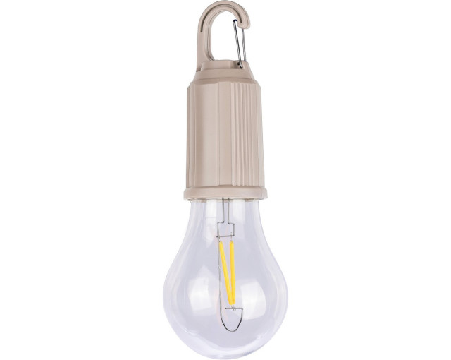 Wisząca lampka "żarówka", karabińczyk z logo firmy w LazyStore!