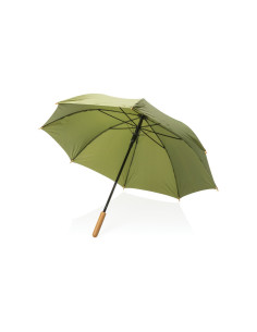 Bambusowy parasol automatyczny 23" AWARE™ RPET z logo firmy w LazyStore!