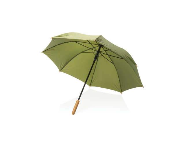 Bambusowy parasol automatyczny 23" AWARE™ RPET z logo firmy w LazyStore!