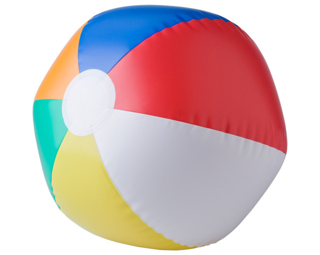 Dmuchana piłka plażowa z logo firmy w LazyStore!