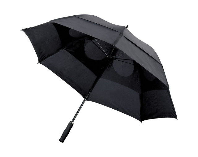 Wiatroodporny parasol manualny z logo firmy w LazyStore!