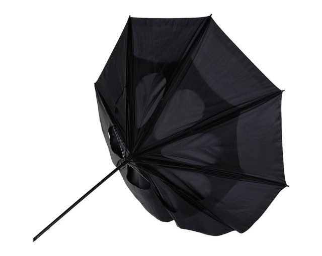 Wiatroodporny parasol manualny z logo firmy w LazyStore!