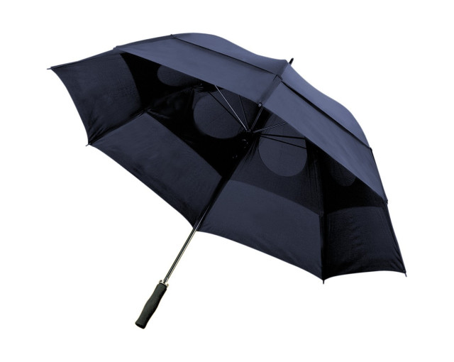 Wiatroodporny parasol manualny z logo firmy w LazyStore!