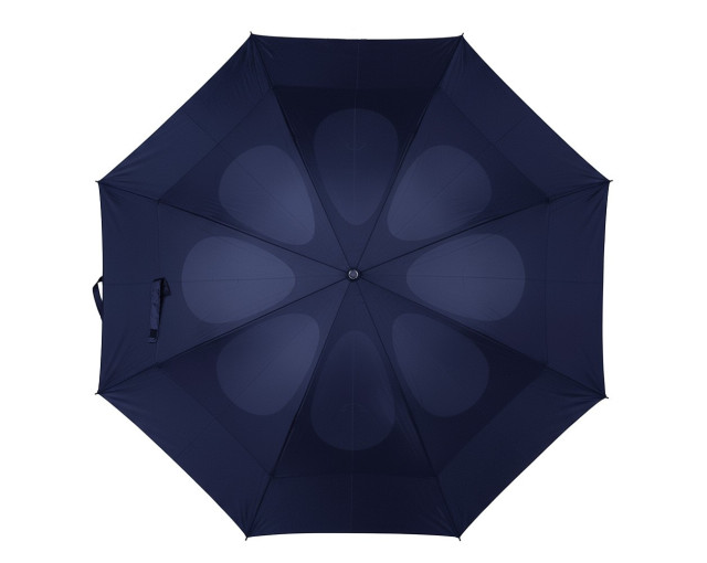 Wiatroodporny parasol manualny z logo firmy w LazyStore!