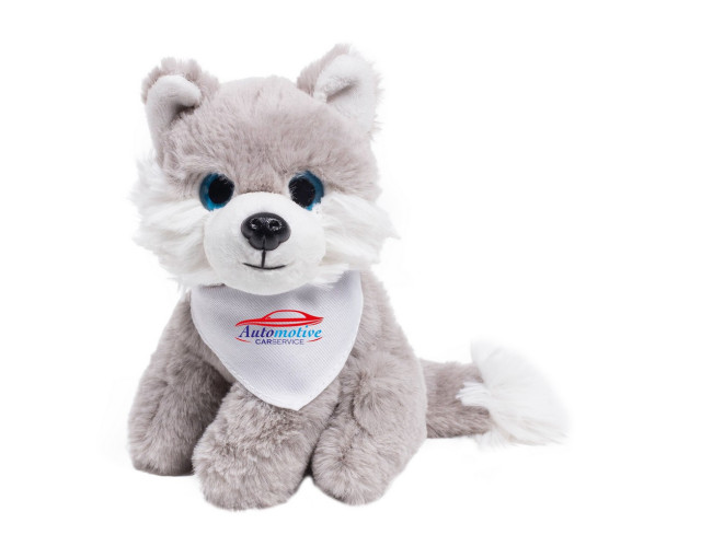 Pluszowy wilk | Fang z logo firmy w LazyStore!
