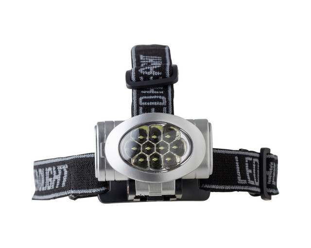 Latarka na głowę 8 LED z logo firmy w LazyStore!