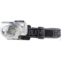 Latarka na głowę 8 LED z logo firmy w LazyStore!