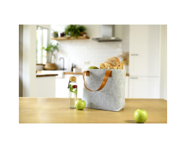 Torba na zakupy z filcu RPET z logo firmy w LazyStore!