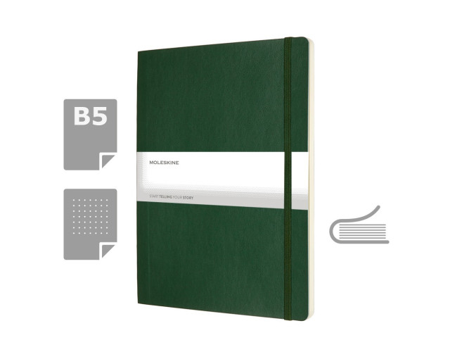 MOLESKINE Notatnik ok. B5 z logo firmy w LazyStore!
