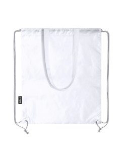 Worek ze sznurkiem i torba na zakupy RPET, 2 w 1 z logo firmy w LazyStore! 2