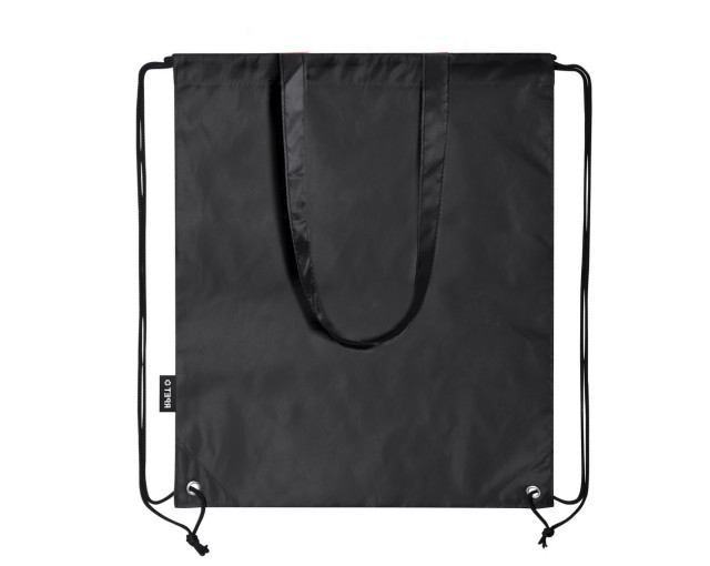 Worek ze sznurkiem i torba na zakupy RPET, 2 w 1 z logo firmy w LazyStore!
