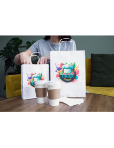 Torba papierowa A5 | Dialla S z logo firmy w LazyStore! 2