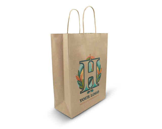 Torba papierowa A5 | Wanda SX z logo firmy w LazyStore!