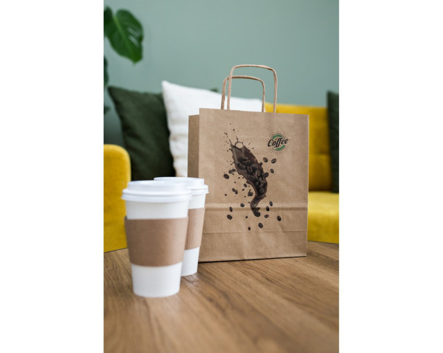 Torba papierowa A5 | Wanda SX z logo firmy w LazyStore!