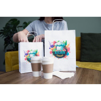 Torba papierowa A5 | Dialla SX z logo firmy w LazyStore!